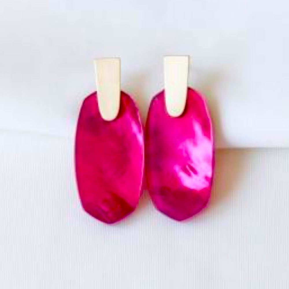 Brand New Aragon Gold Drop Earrings - Berry Illusion